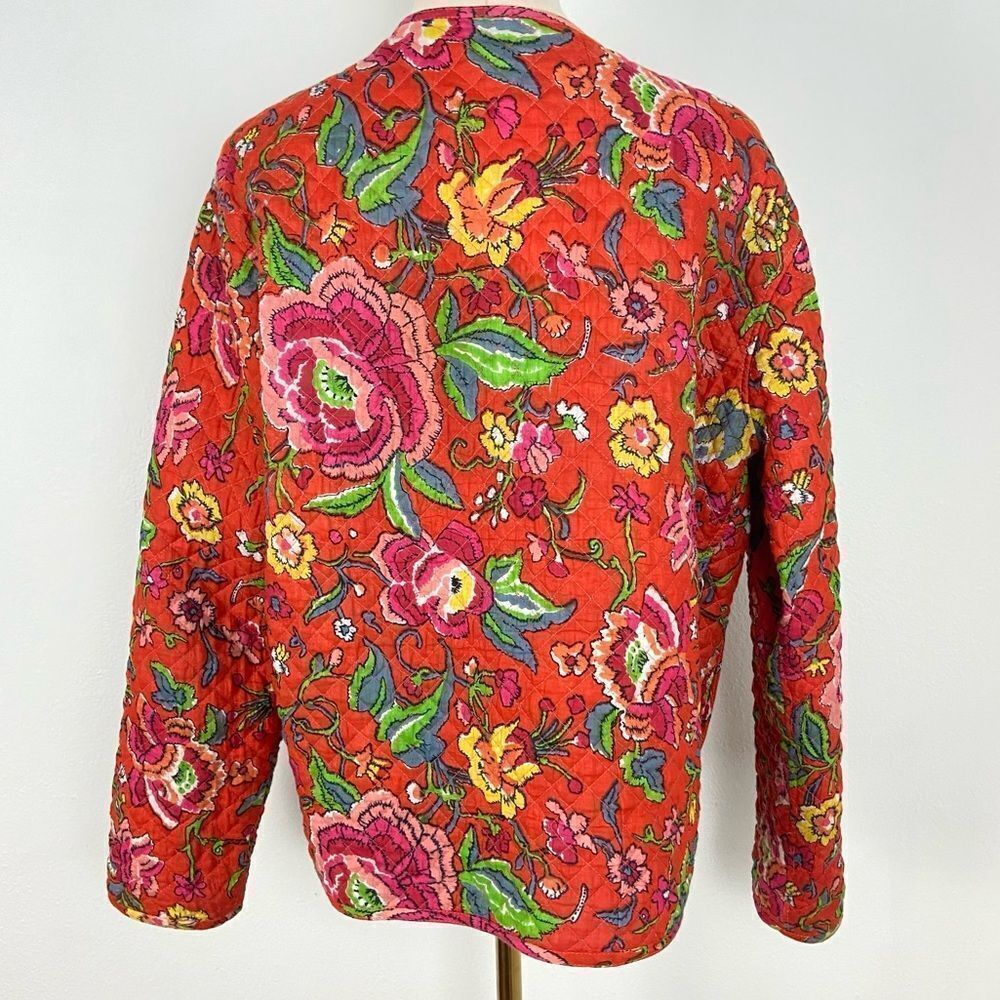 Hand Crafted Floral Multicolor Jacket - image 5